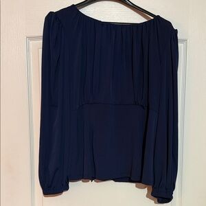 La Femme En Noir Salem Top Navy Blue 3x